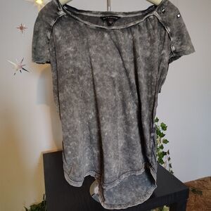 Rock & Republic Gray Short Sleeve Tee